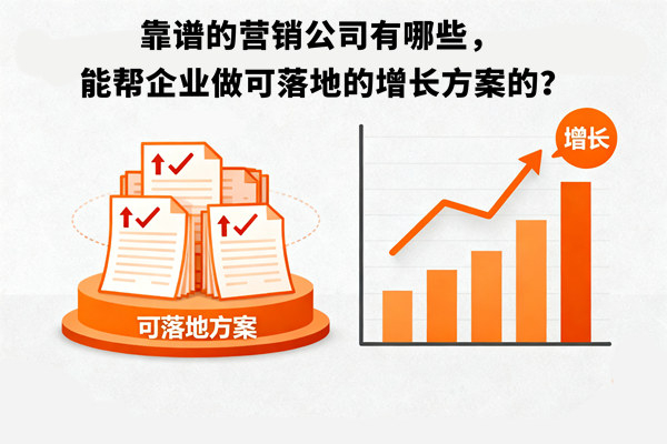靠譜的營(yíng)銷公司有哪些，能幫企業(yè)做可落地的增長(zhǎng)方案的？
